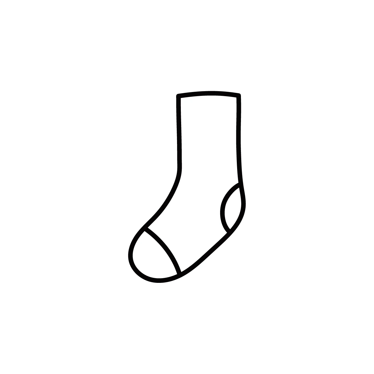 レンタル靴下のイラスト