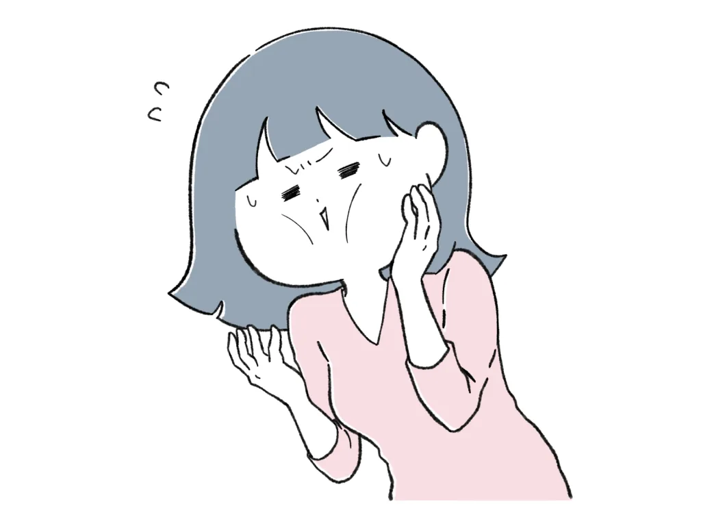 26211885 | 神楽坂のパーソナルジム|QUALITAS神楽坂店 顔が浮腫んでいる女性