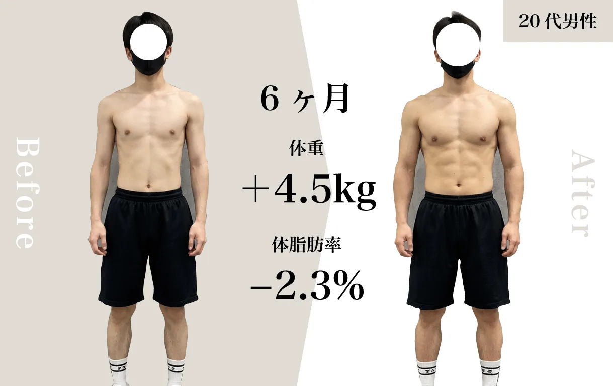 QUALITAS神楽坂店でダイエットに成功したお客様のビフォーアフター04