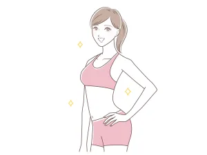 ダイエットした女性