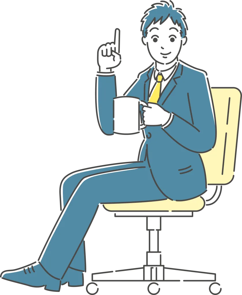 22370817 | 神楽坂のパーソナルジム|QUALITAS神楽坂店 コーヒーの飲み方を説明している男性