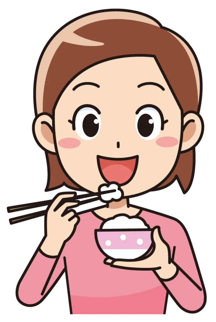 096910 | 神楽坂のパーソナルジム|QUALITAS神楽坂店 ご飯を食べている女性