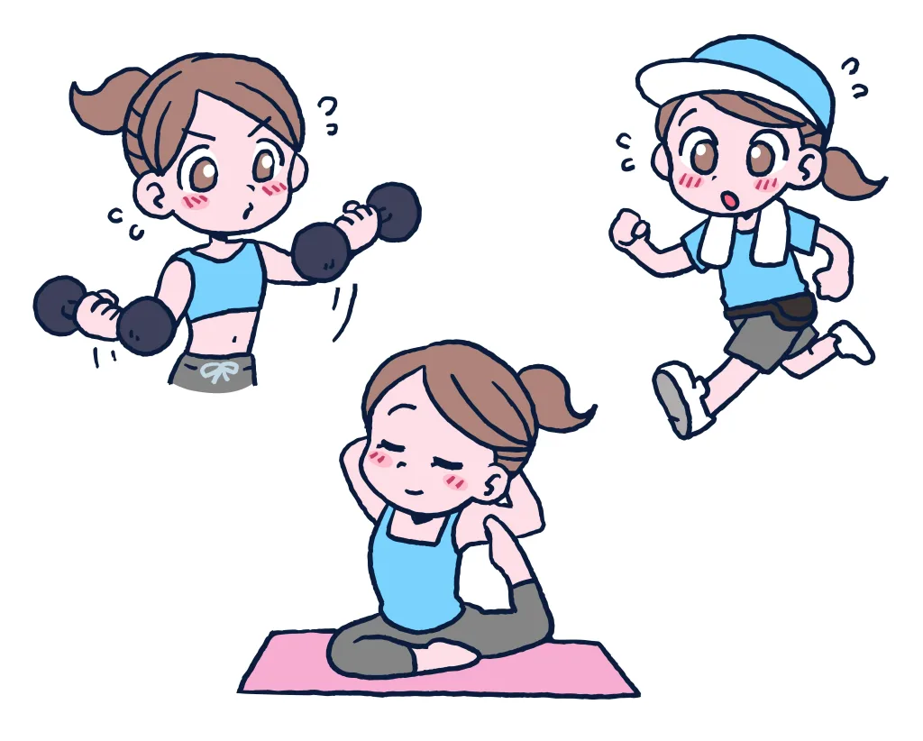 26274290 | 神楽坂のパーソナルジム|QUALITAS神楽坂店 筋トレ、ストレッチ、ランニングする女性