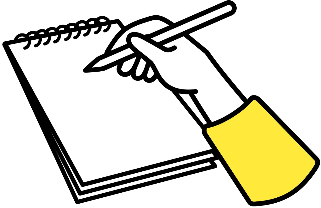 22554769 | 神楽坂のパーソナルジム|QUALITAS神楽坂店 右手でメモを書いている