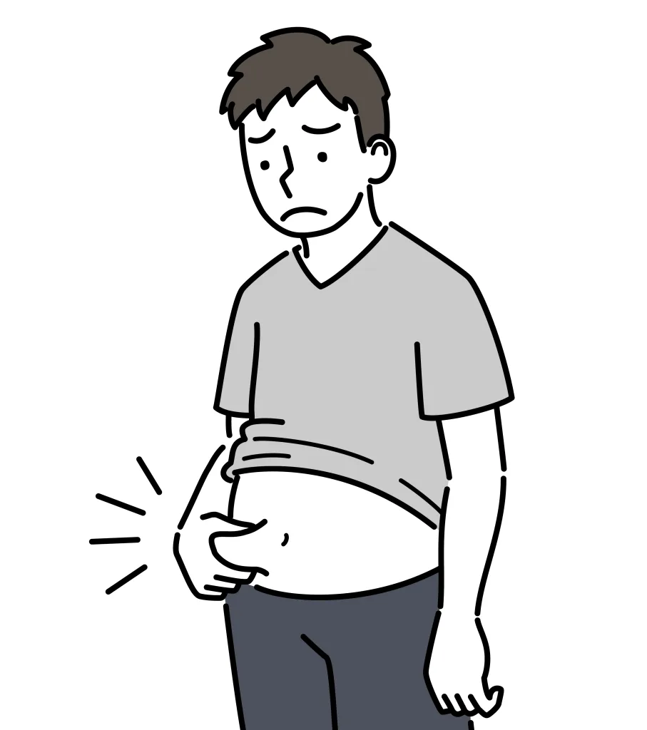 23616436 | 神楽坂のパーソナルジム|QUALITAS神楽坂店 お腹でてる男性