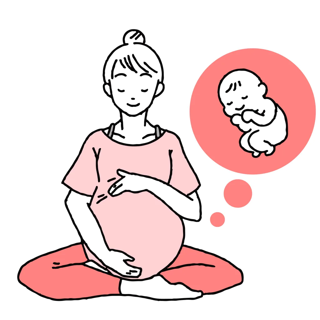 妊婦さんと胎児