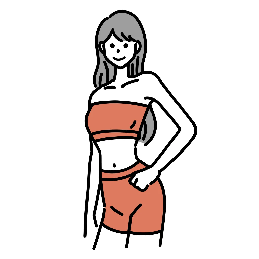 スタイル良い女性