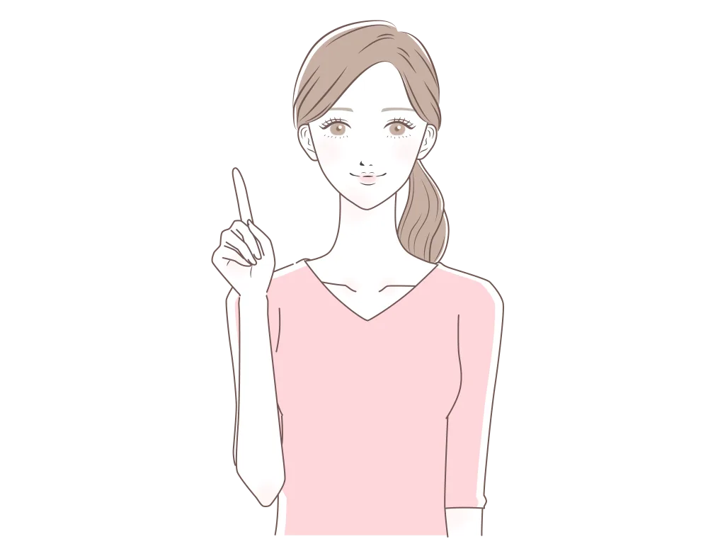 2500823 | 神楽坂のパーソナルジム|QUALITAS神楽坂店 人差し指を上げている女性