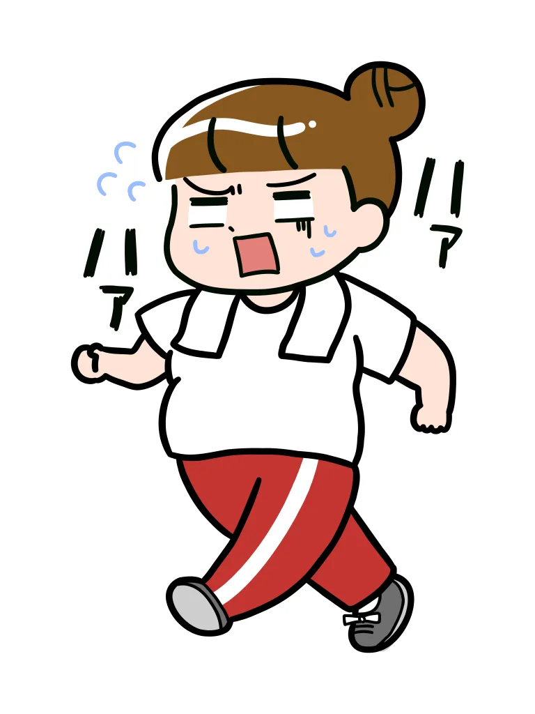 26361836 | 神楽坂のパーソナルジム|QUALITAS神楽坂店 きつそうに歩く女性