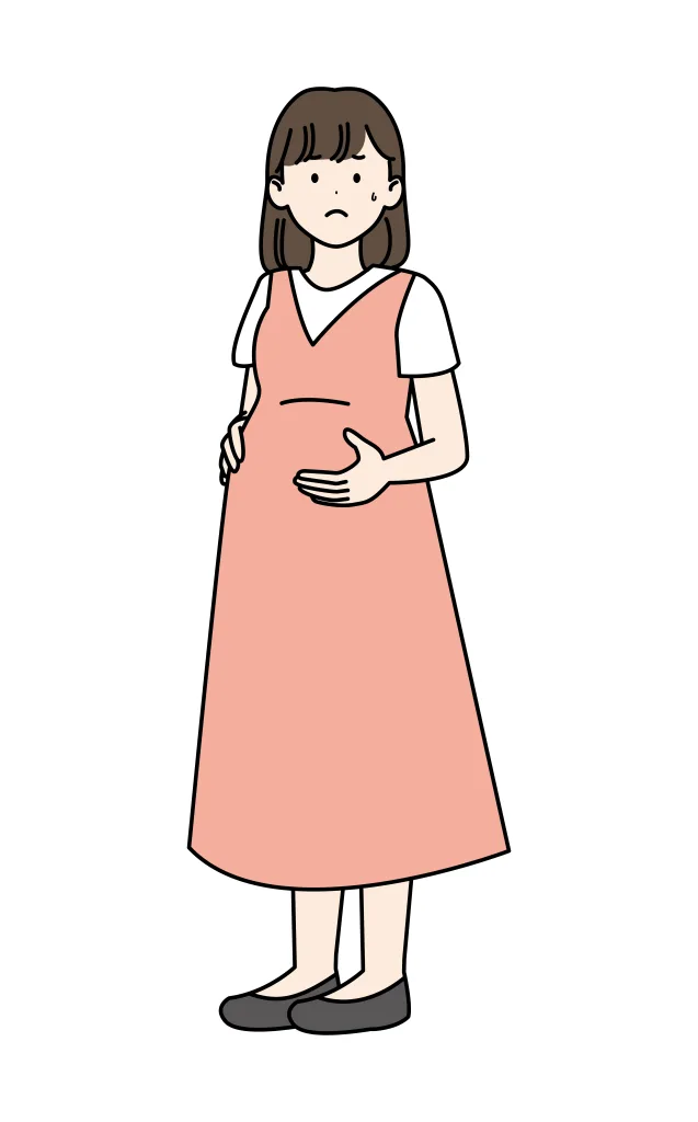 困りがお妊婦さん