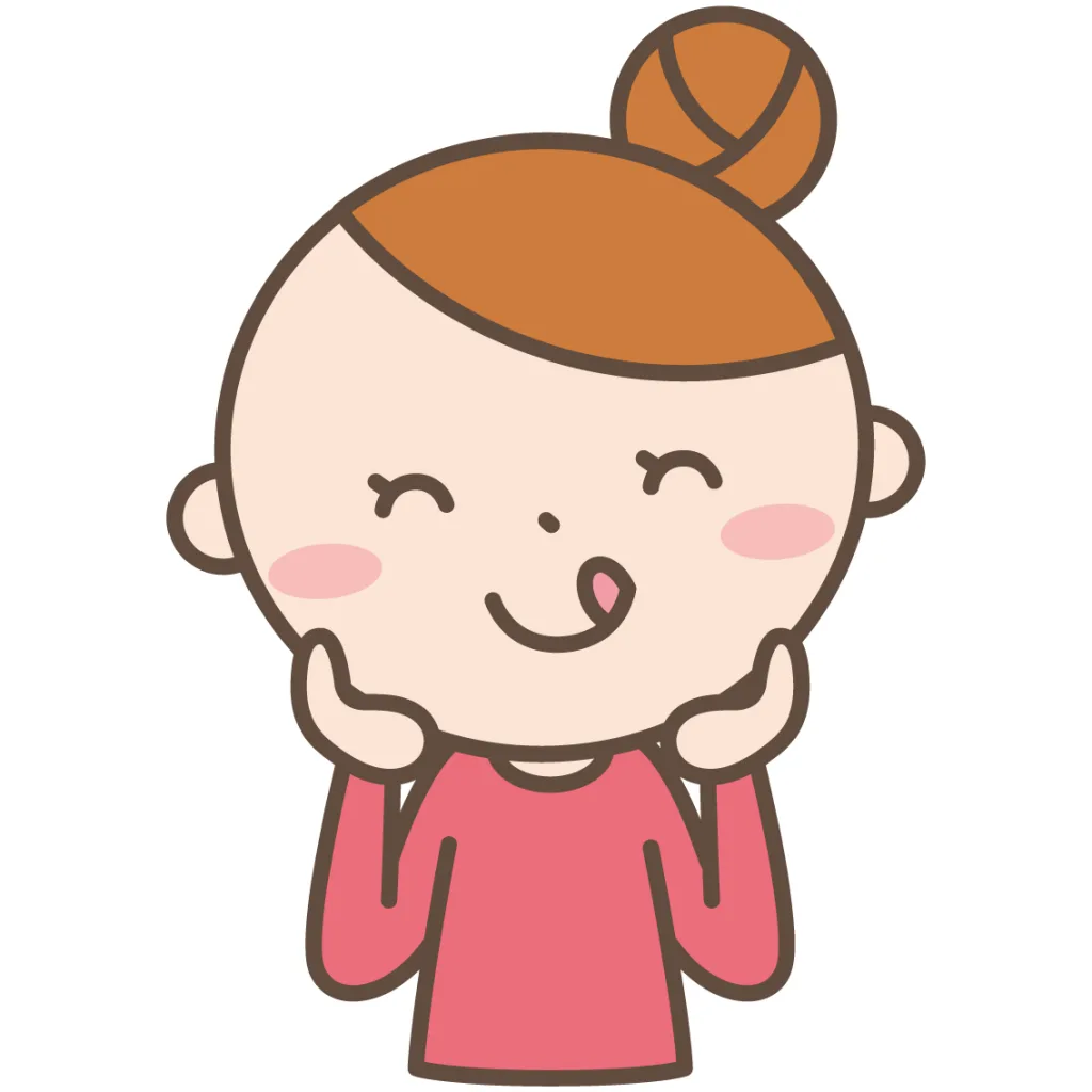 嬉しそうな女性