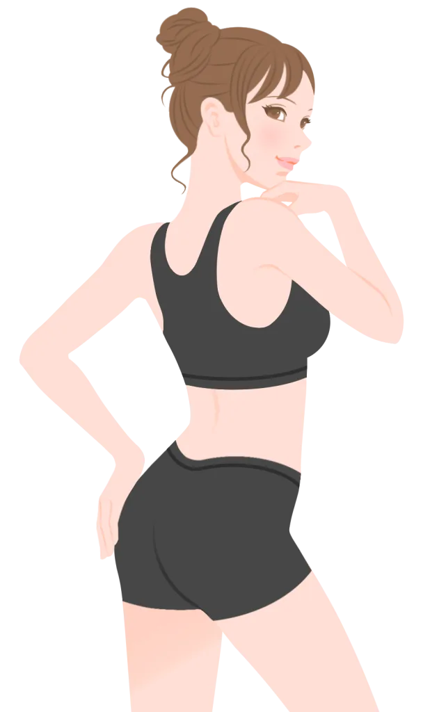 体づくりしてる女性