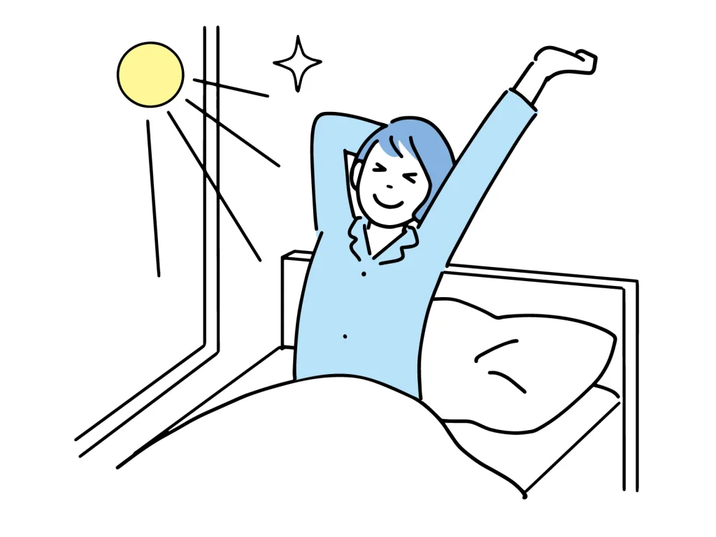 22262721 | 神楽坂のパーソナルジム|QUALITAS神楽坂店 寝起きのいい女性