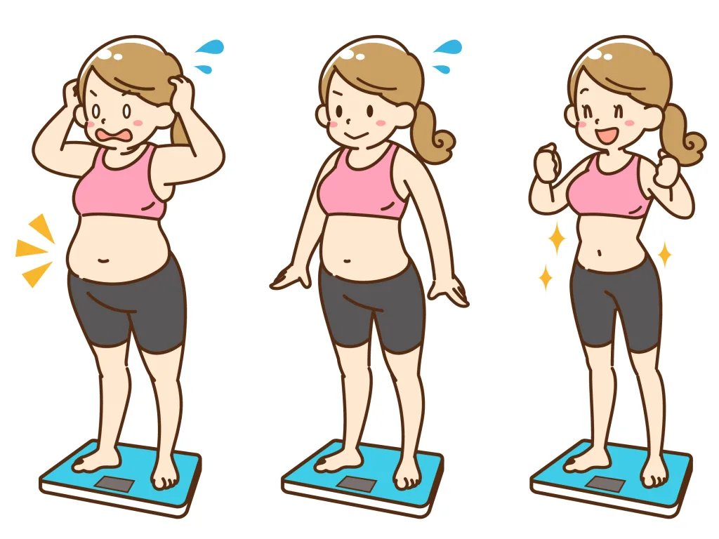 ダイエットする女性