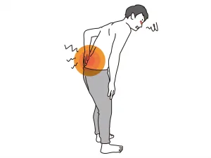 24005349 1 | 神楽坂のパーソナルジム|QUALITAS神楽坂店 腰痛で苦しんでる男性