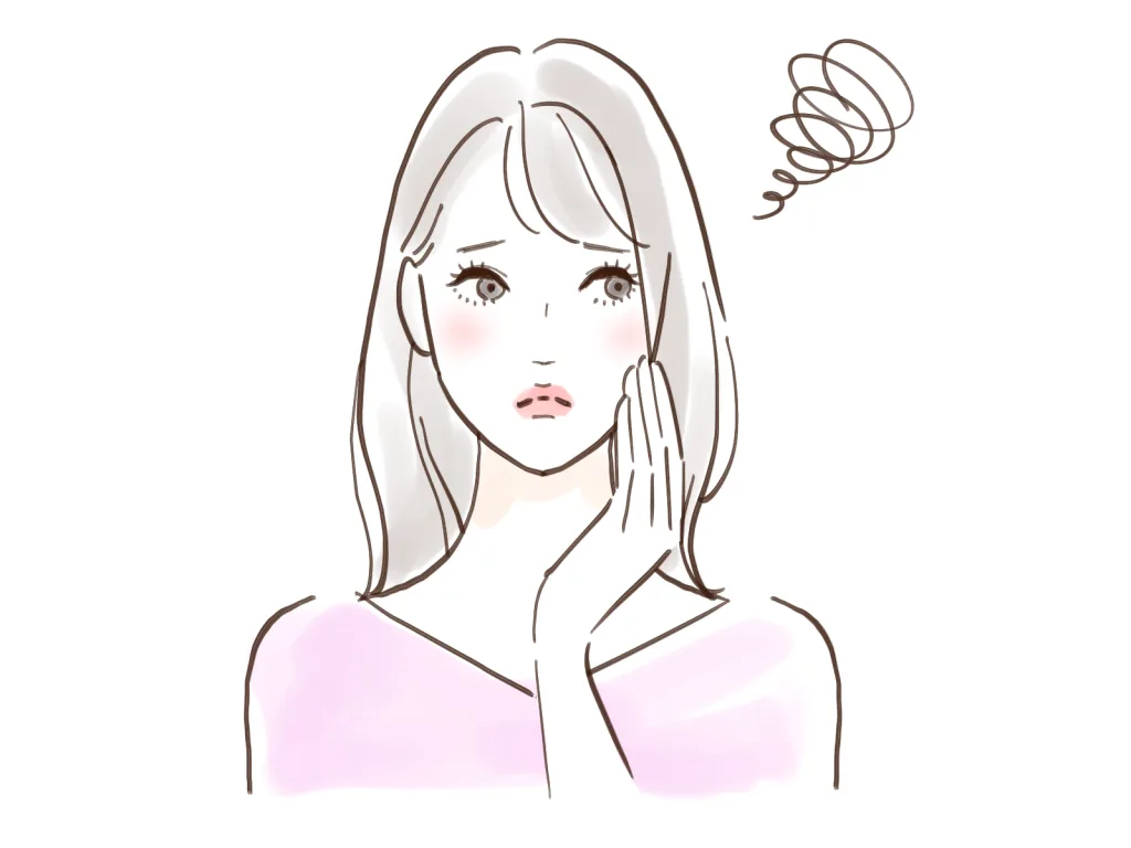 困っている女性