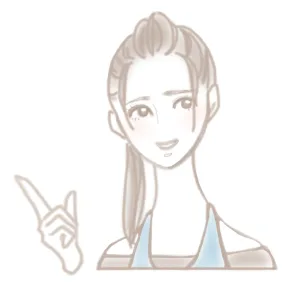 説明する女性トレーナー